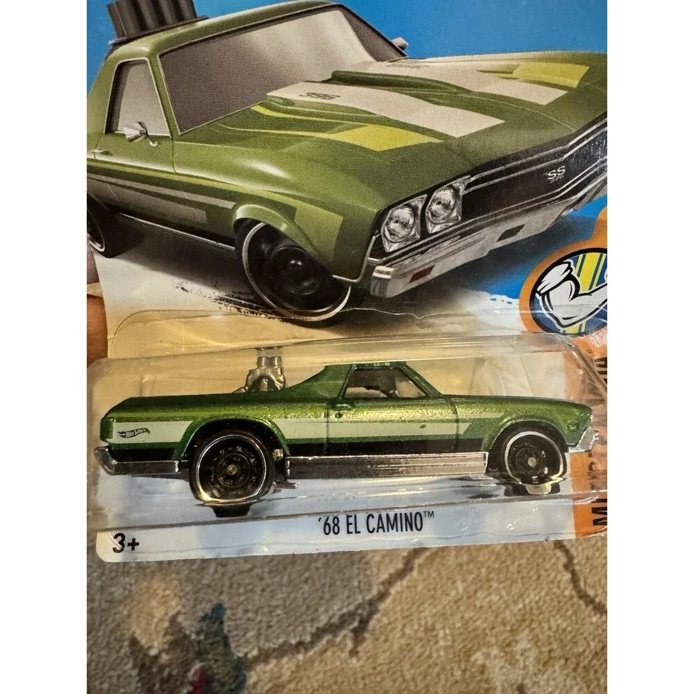 2015 Hot Wheels Muscle Mania Series: '68 El Camino - Green (4/10)